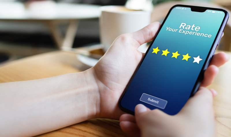 Rate your experience customer satisfaction reviews